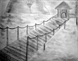 shading pencil drawing sketches draw nature scenery paintings sketch into goes