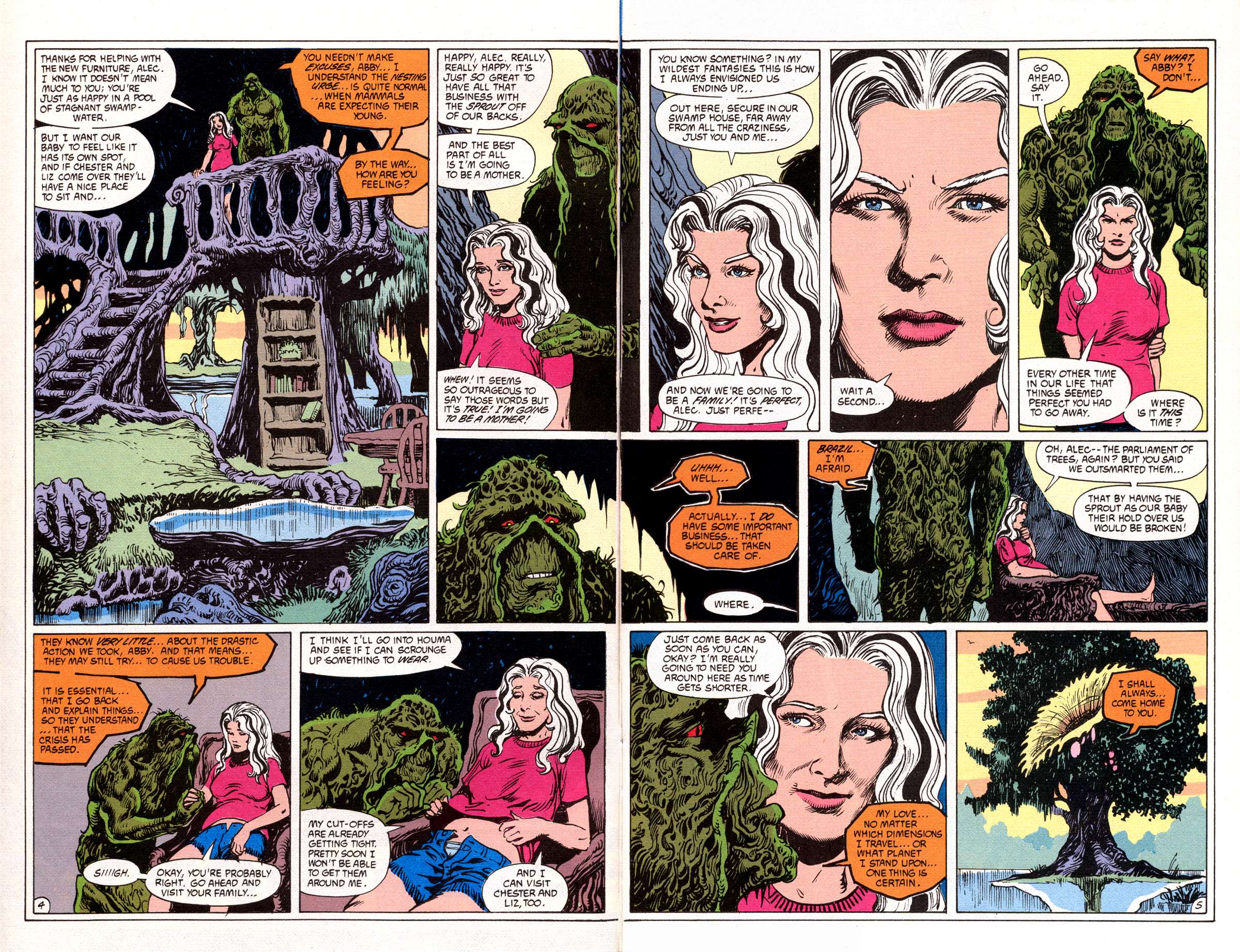 Read online Swamp Thing (1982) comic -  Issue #80 - 5