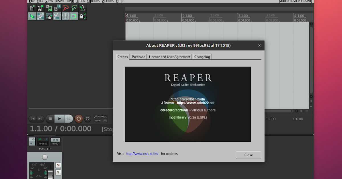 Digital Audio Workstation REAPER Adds Experimental Native Linux Builds