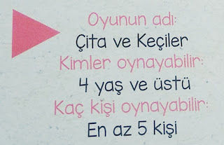 Çita ve keçiler oyunu Çita keçiler 4 yaş üstü oyun