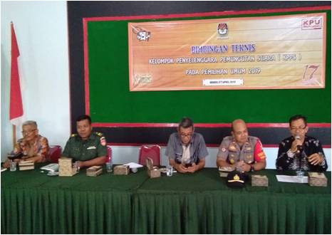 Apel Linmas Persiapan Pemilu 2019 Kec Sukodono