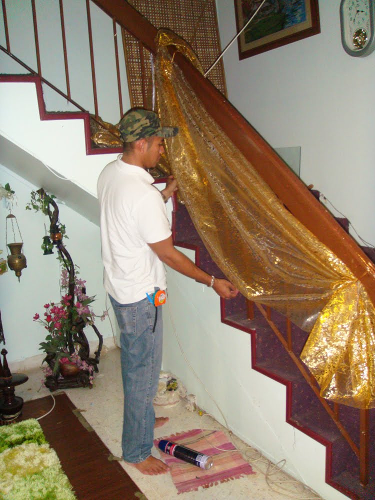 .: Hiasan Tangga Pengantin