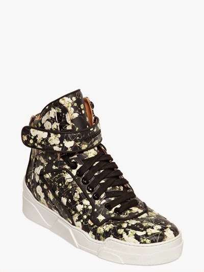 Spring Florals? Check!: Givenchy Tyson Floral Leather High Top Sneakers ...