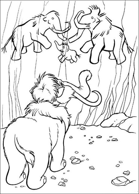 ice age 2 coloring pages - photo #18