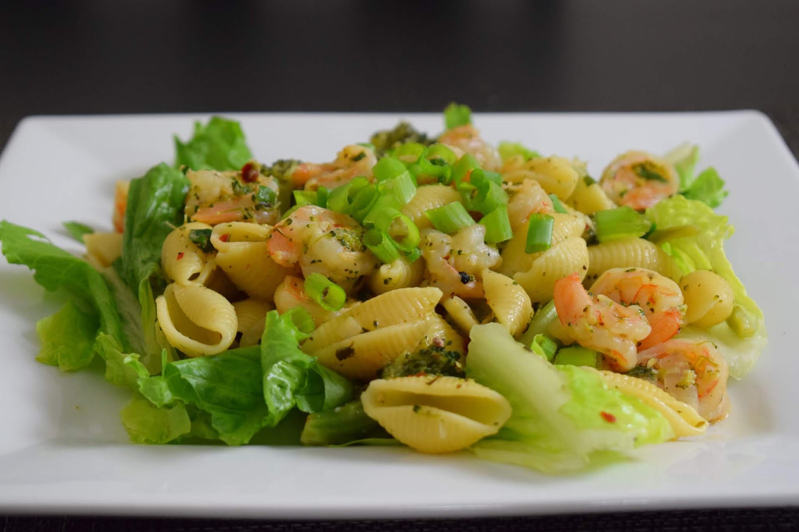 Pasta con Camarones y Brocoli al Ajo Cocina Facil