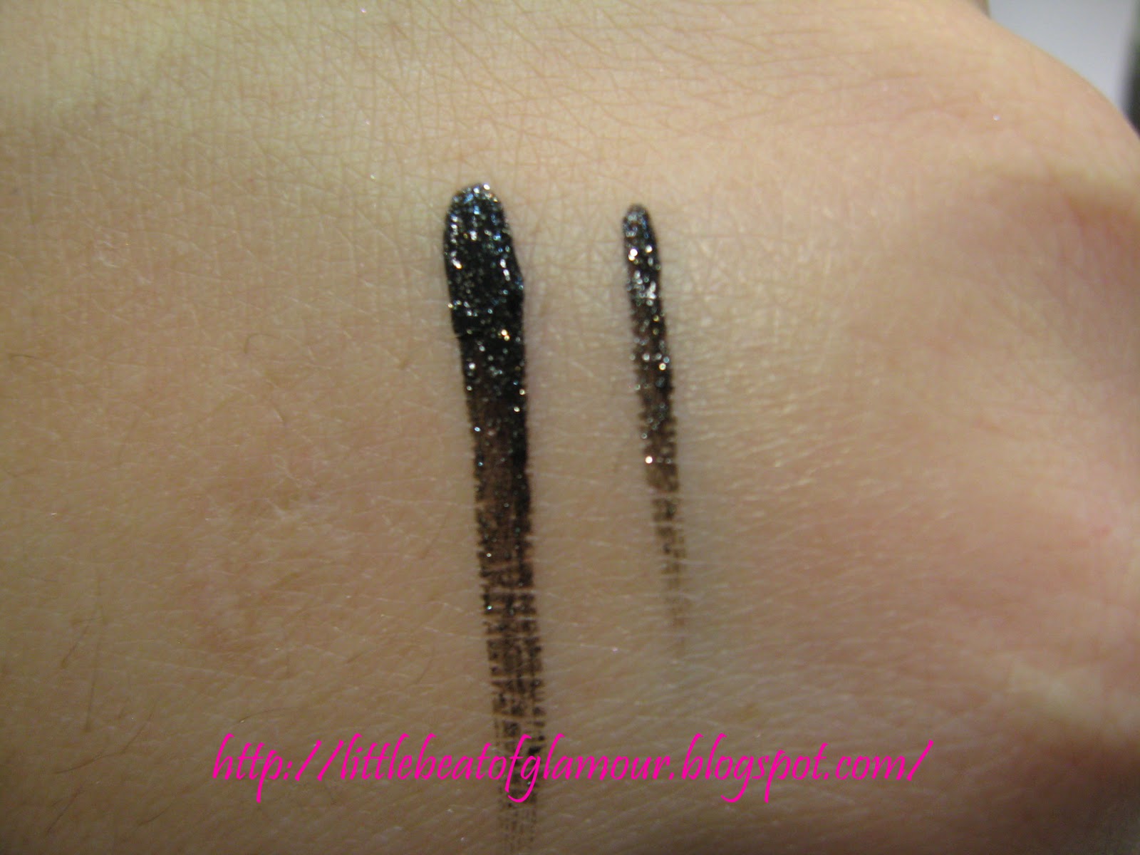 Little Bit Of Glamour Liquid Crystal Liner Nyx Crystal Onyx