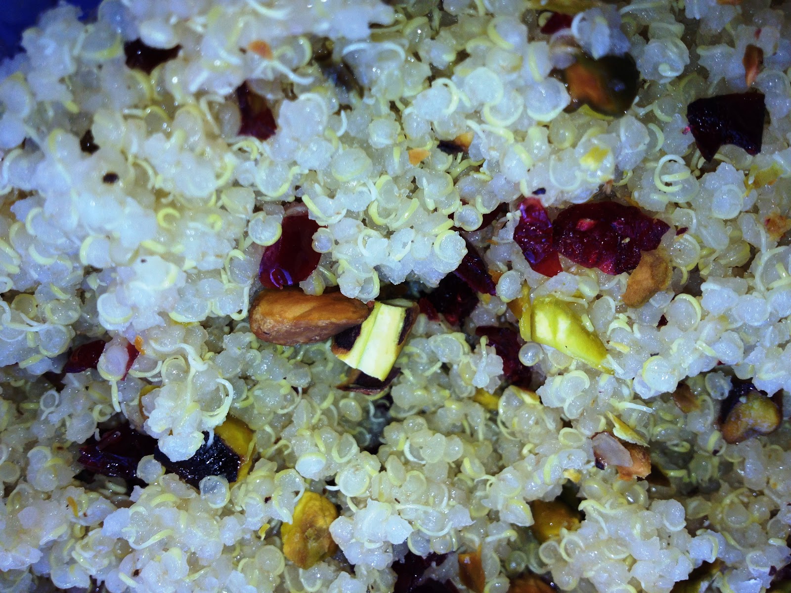 Lex's Life Quinoa with Dried Cherries and Pistachios