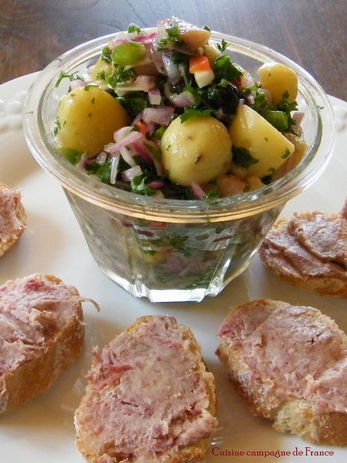 Cuisine et Campagne de France : Salade d&amp;#39;Hiver et ses tartines