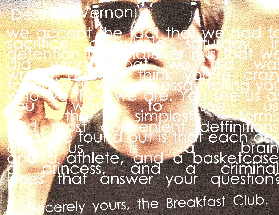 The Breakfast Club Breakfast Club Ending Quote