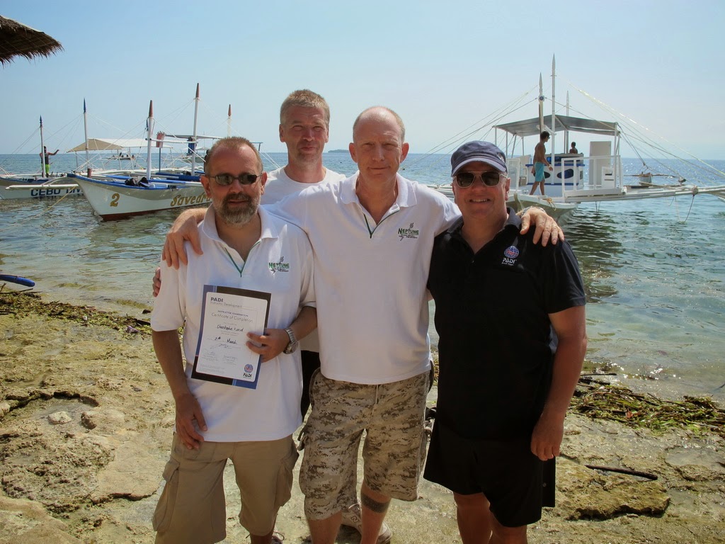 PADI IE for March 2015 in Moalboal, Philippines very successful