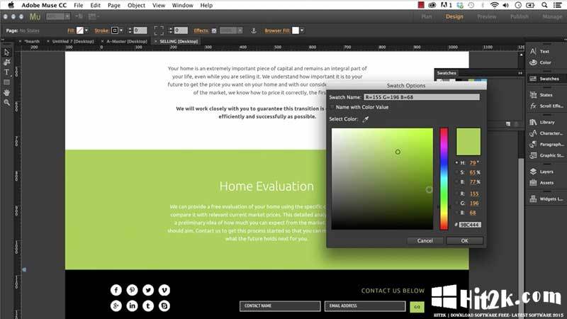 adobe muse cc 2017 horizontal scolling adobe muse cc 2017 horizontal scolling