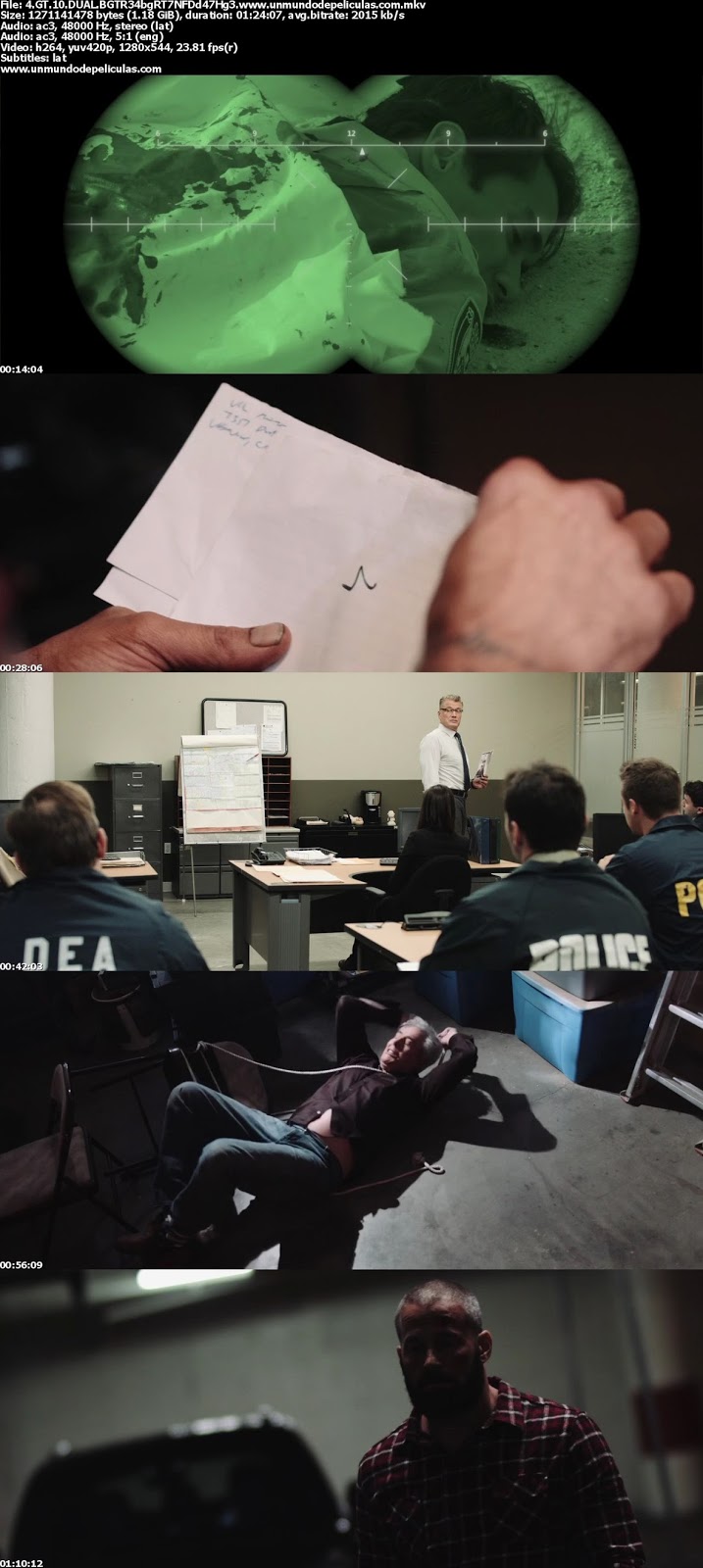 Capturas de la película.