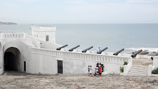 Through this door the slaves were brought to the Cape Coast Castle