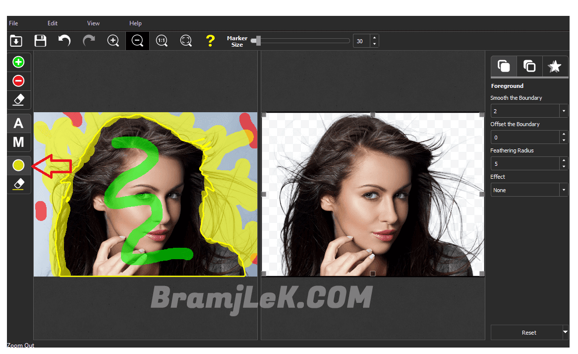 تحميل برنامج Photoscissors لإزالة خلفيات الصور