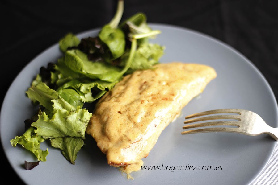 Solomillo de pavo con salsa roquefort con Chef o Matic Pro