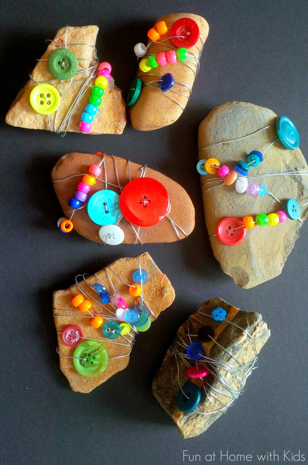 Nature Craft: Wire-Wrapped Rocks