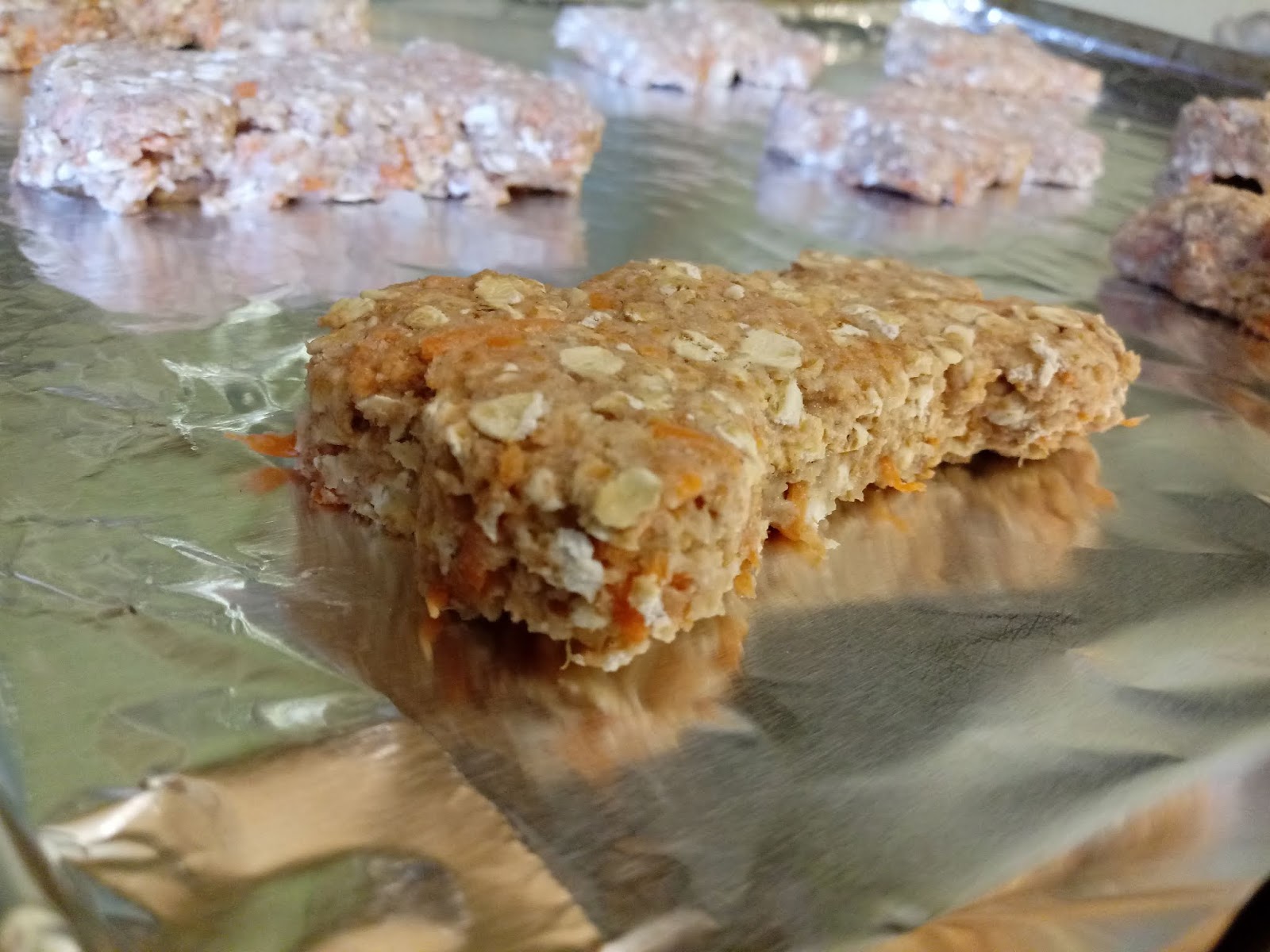 Billfree Farms Food Blog Applesauce, Carrot and Oats Dog Treats