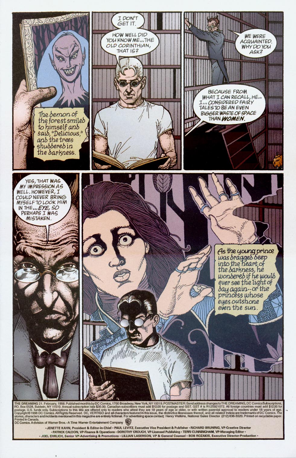 Read online The Dreaming (1996) comic -  Issue #21 - 2