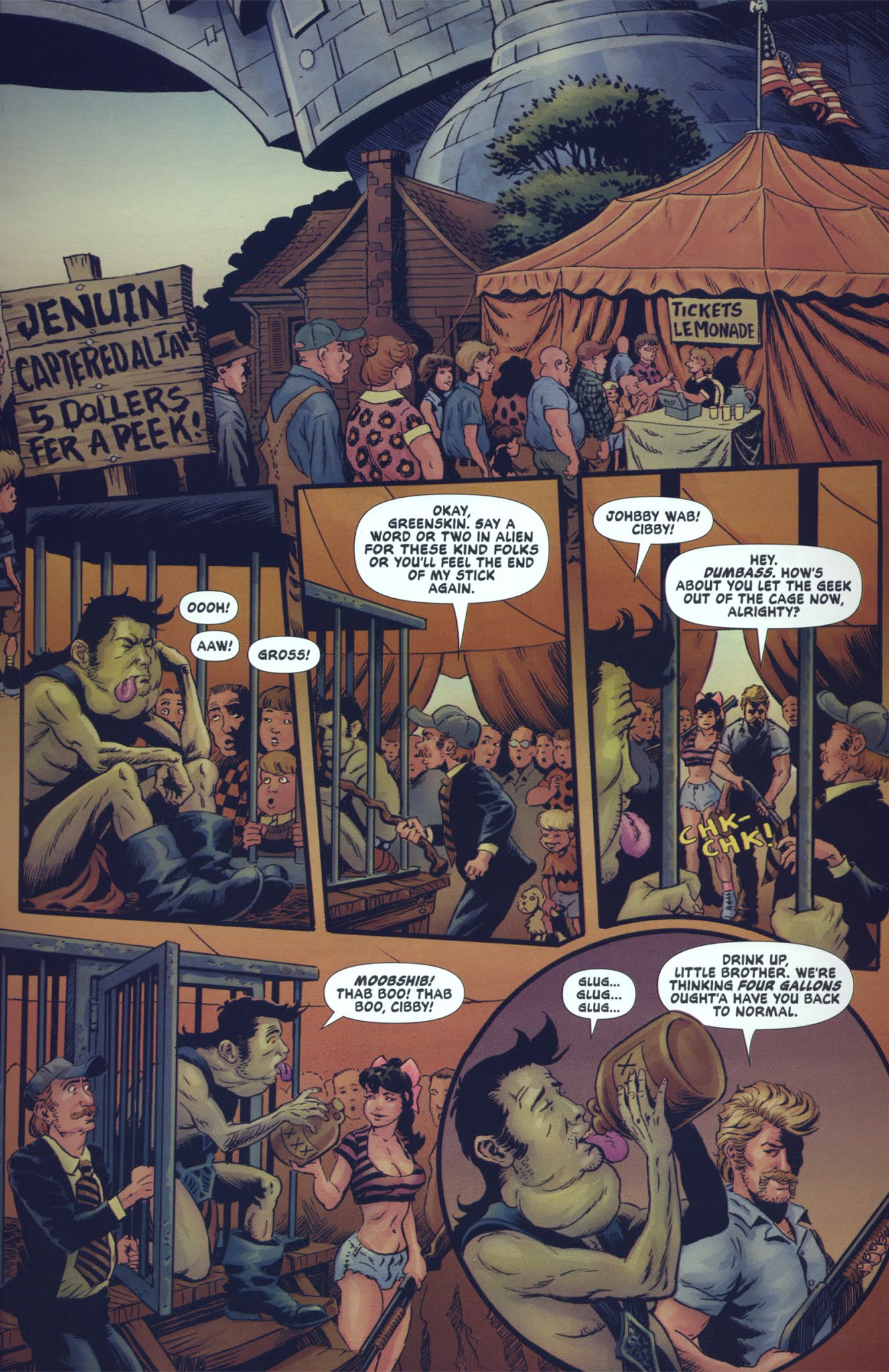 Read online Alien Pig Farm 3000 comic -  Issue #4 - 21