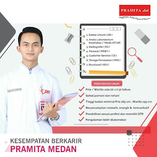 Lowongan Kerja Laboratorium Klinik Pramita Cabang Medan ...