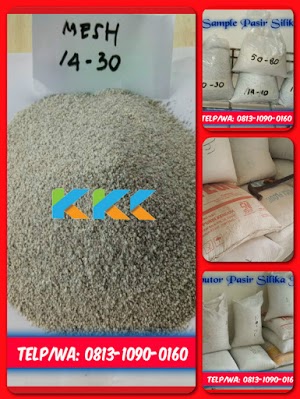 Pasir Silika Bangka Mesh 14-30 Kemasan 50 Kg Pasir Silika Bangka Mesh 14-30 Kemasan 50 Kg