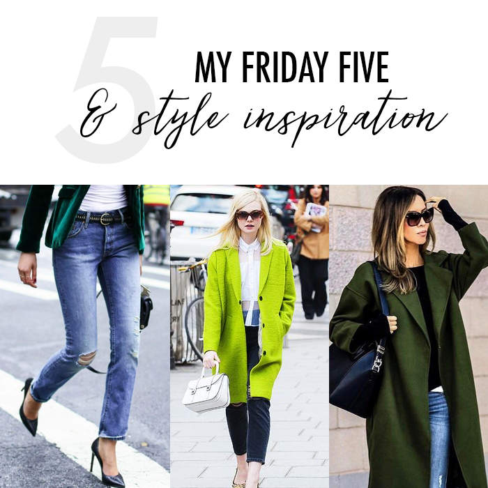 Daily Style Finds: My Friday Five List