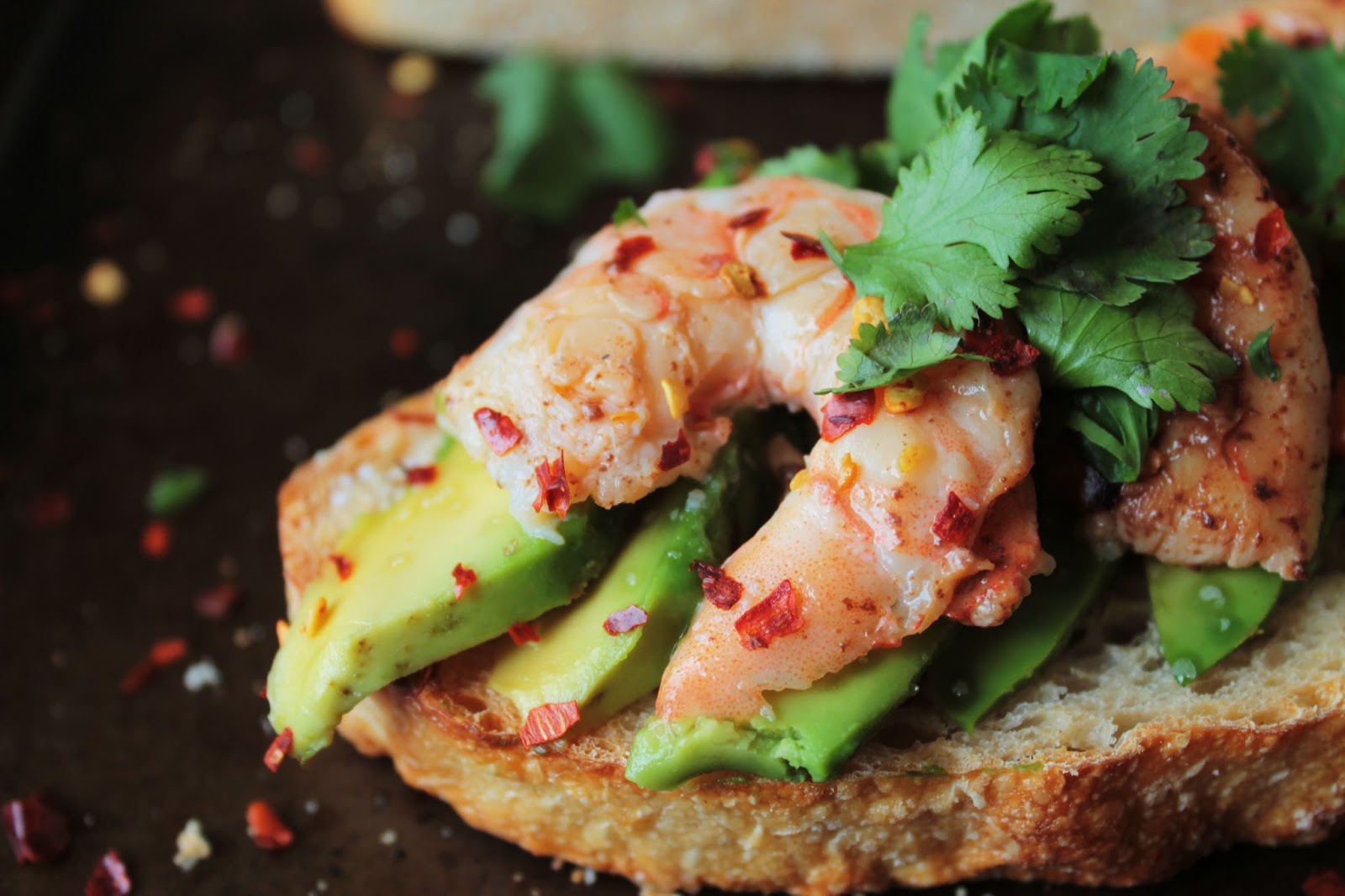 Food Nasty: Avocado Shrimp Toast