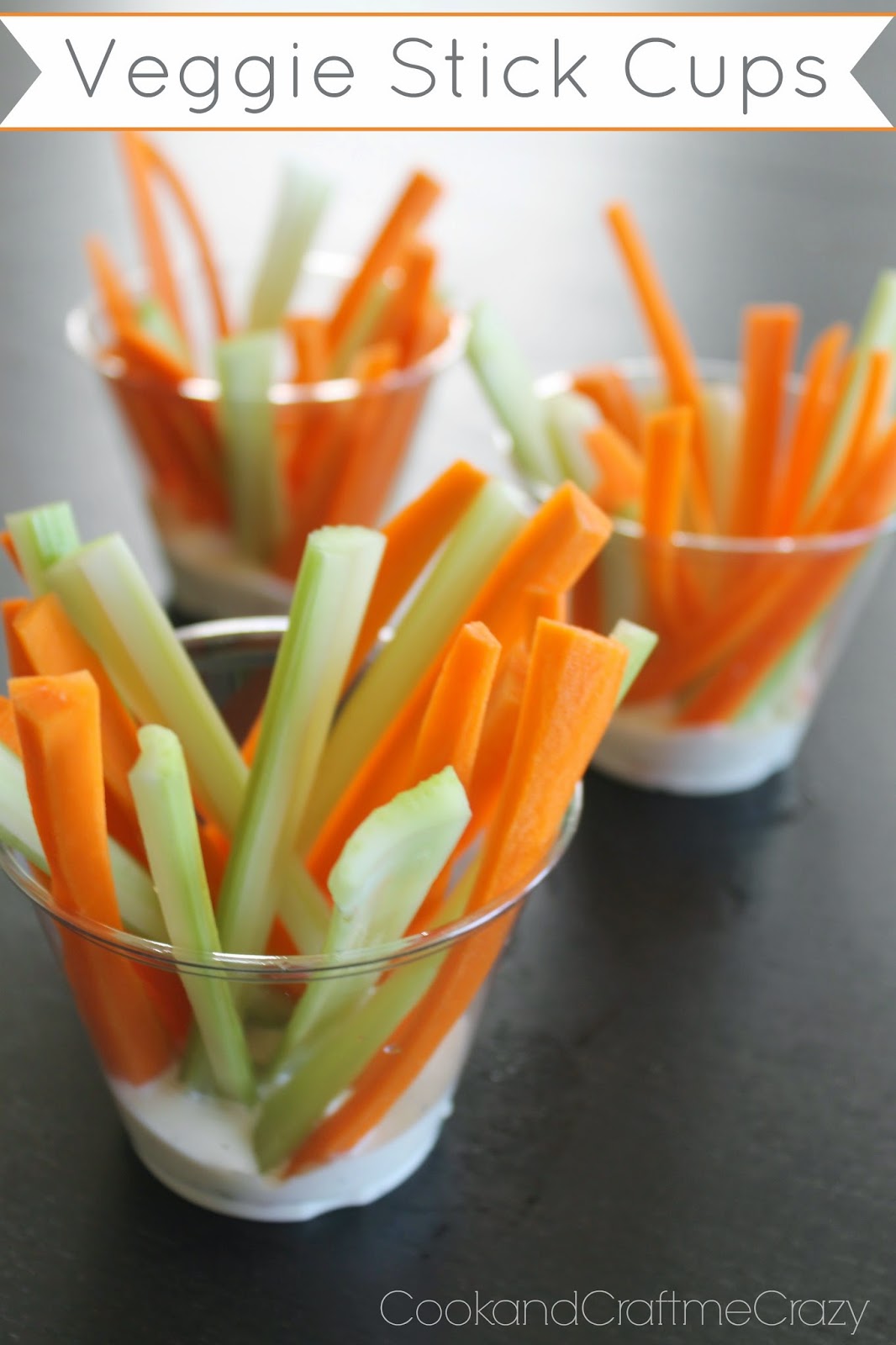 Cook and Craft Me Crazy Veggie Stick Cups