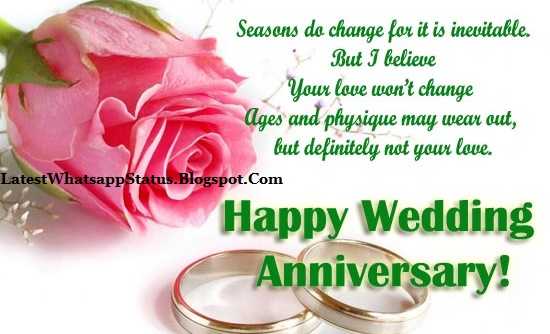 Best wishes For Your Anniversary - Whatsapp Status Quotes