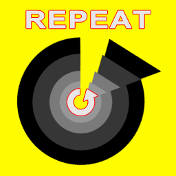 Illustration of multiple repeating cycles over a bright yellow background and with the word "Repeat" above.