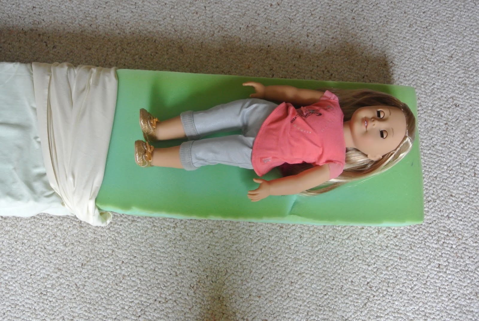 How To Make an 18 Inch Doll Bed and Bedding (No Building Required)