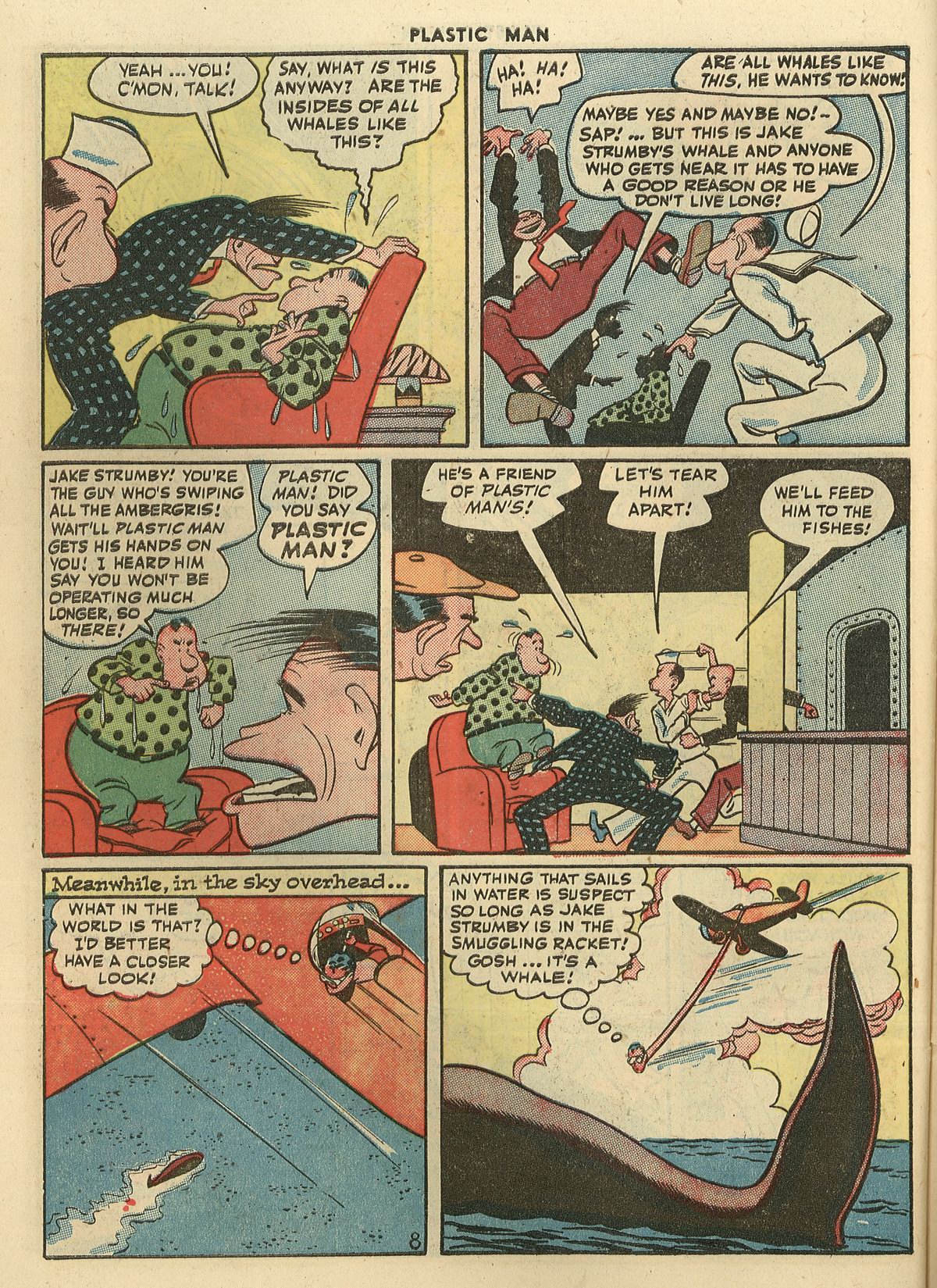 Read online Plastic Man (1943) comic -  Issue #3 - 44