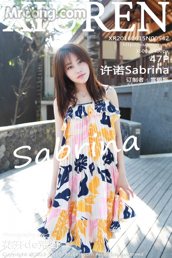 XIUREN No.542: Model Sabrina (许诺) (48 photos) photo 1-0