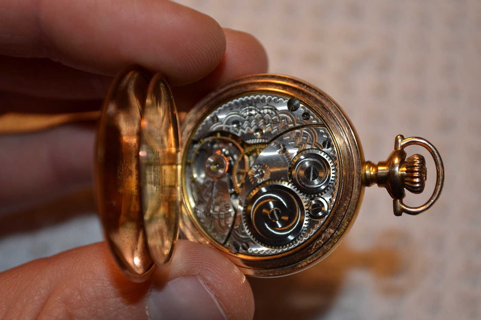 Mr. Vacuum Tube Lady's Elgin pocket watch cleaning, lubrication, and