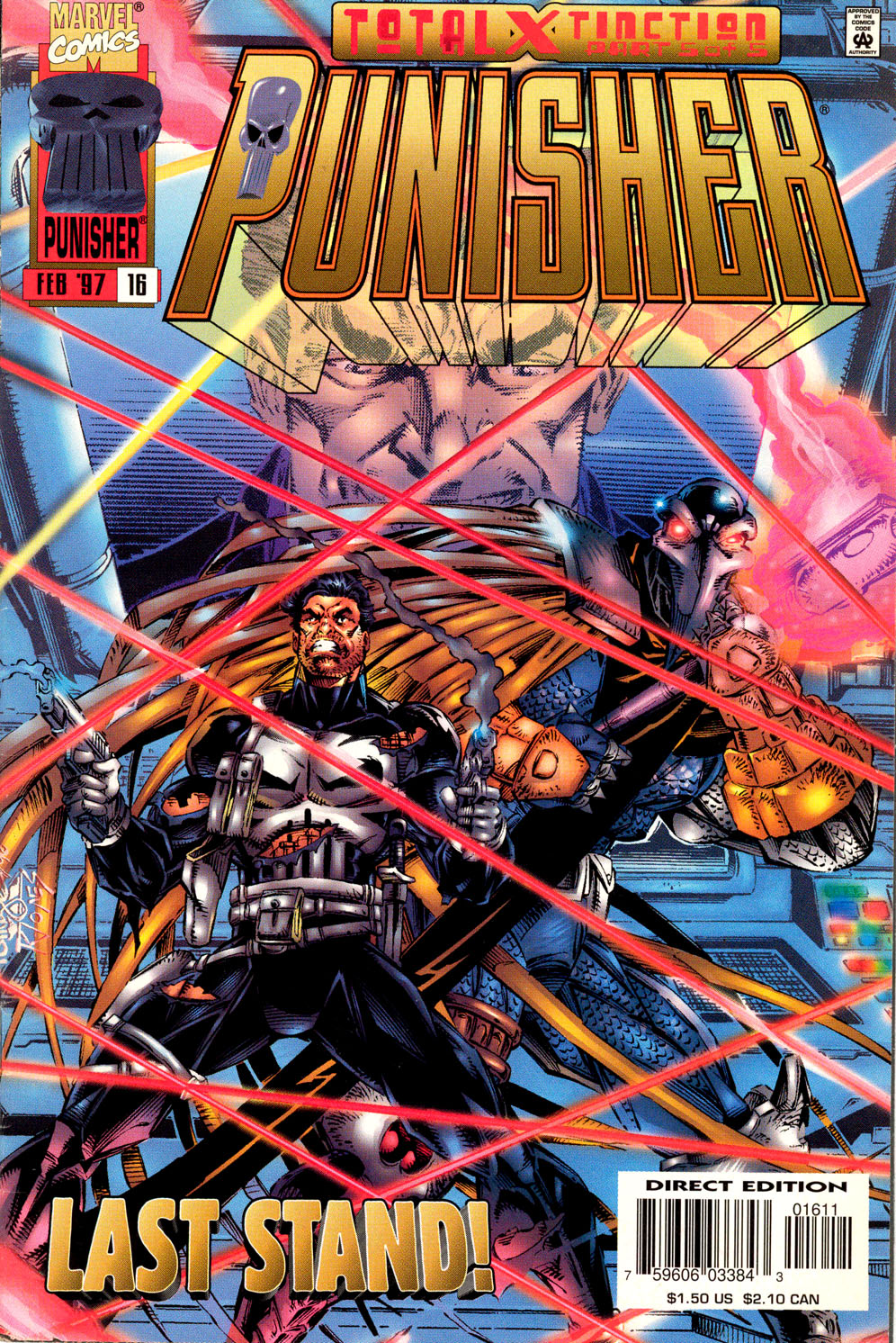 Read online Punisher (1995) comic -  Issue #16 - Total X-tinction - 1