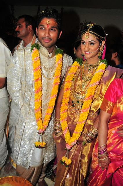 Allu Arjun Marriage and Wedding Photos
