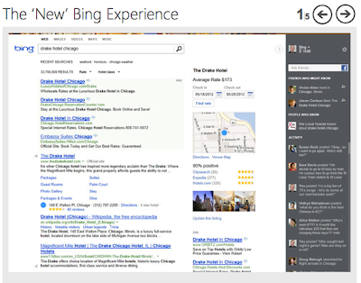 Bing's social sidebar