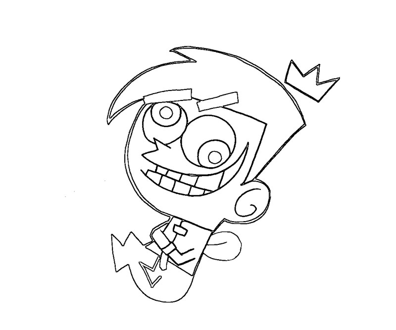 fairly oddparents coloring pages to print - photo #43