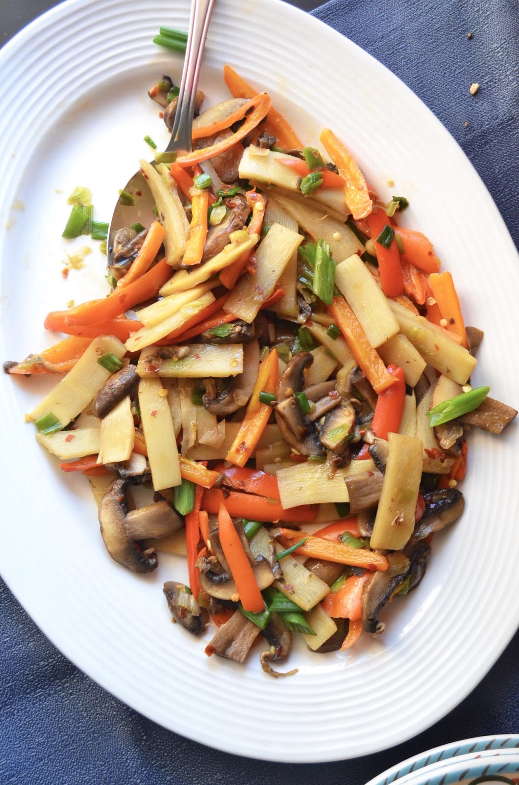 Dishing With Divya Bamboo Shoot Stir Fry