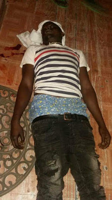 Photos: Body of 27-year-old Nigerian man killed by South African Police