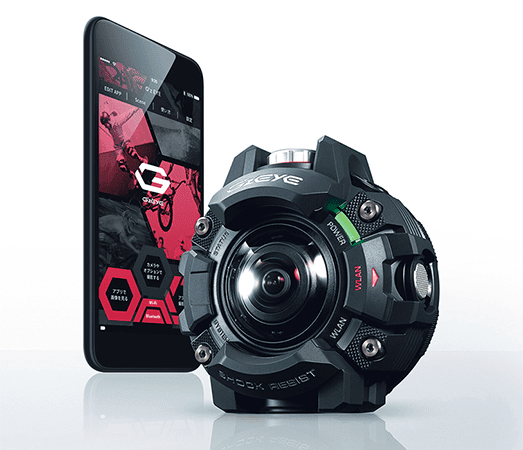 カシオがタフなアクションカメラ「Gz EYE GZE-1」を発表！10月27日発売 