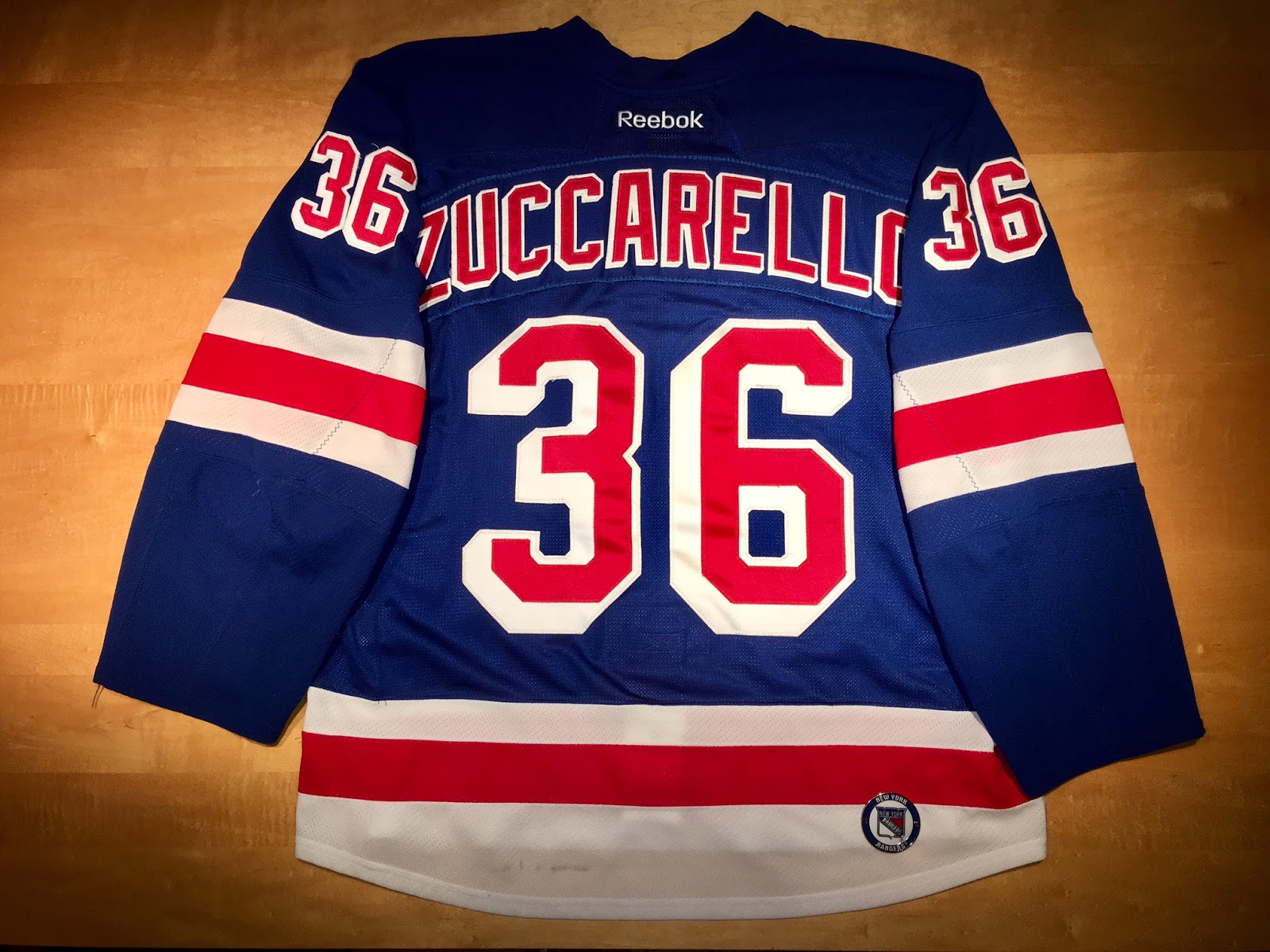 NY RANGERS GAME WORN & AUTHENTIC JERSEY COLLECTION 201213 Mats