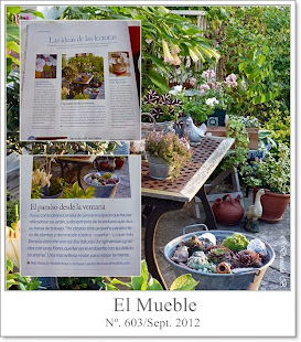 Meine Deko-Ecke im Garten in der Zeitschrift "EL MUEBLE"