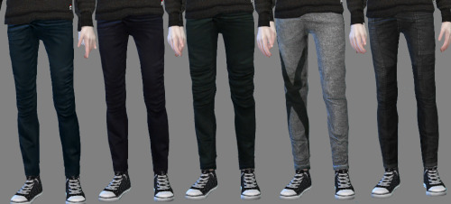 My Sims 4 Blog: Basic Slim Pants and More for Males by S4Seze
