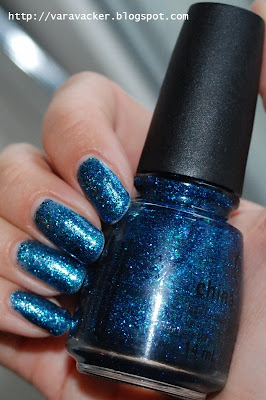 naglar, nails, nagellack, nail polsih, blått, blue, china galze, blå måndag