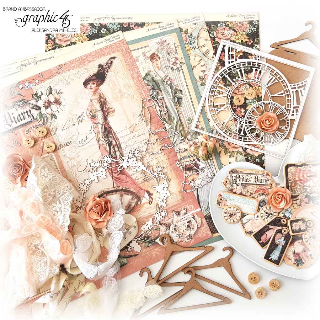 Papermade Fairytale Fashion Wardrobe Mini Album With Graphic 45