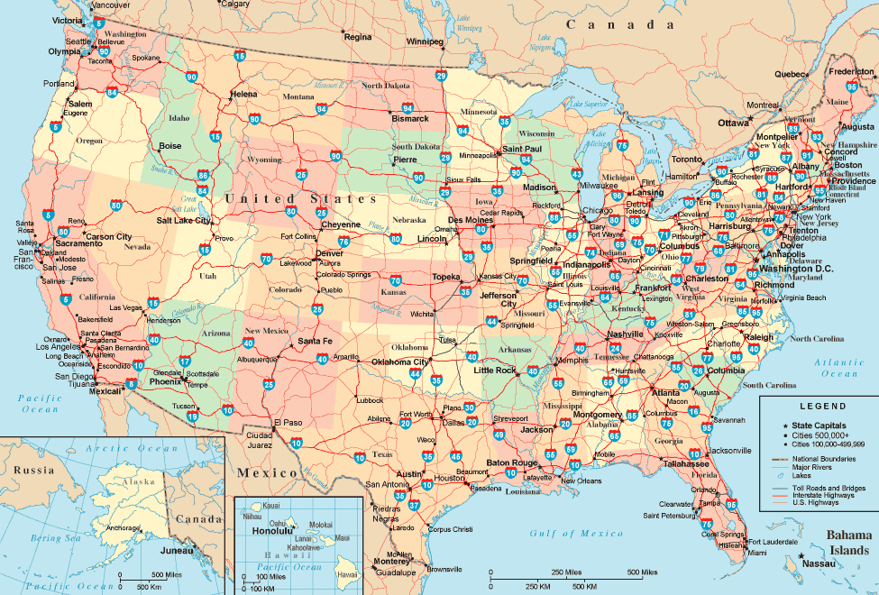 Travel Distances Between Cities In U S Travel Distances Between Cities In U S