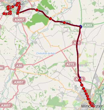 bus stagecoach andover update winchester southampton