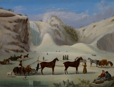 Le cône de glace, chutes Montmorency, Québec, Robert Todd