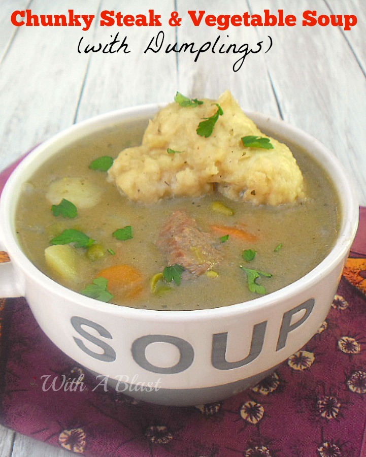 Chunky+Steak+and+Vegetable+Soup+with+DumplingsP 14 Delicious Fall Soup Recipes 14 Fall Soup Recipes